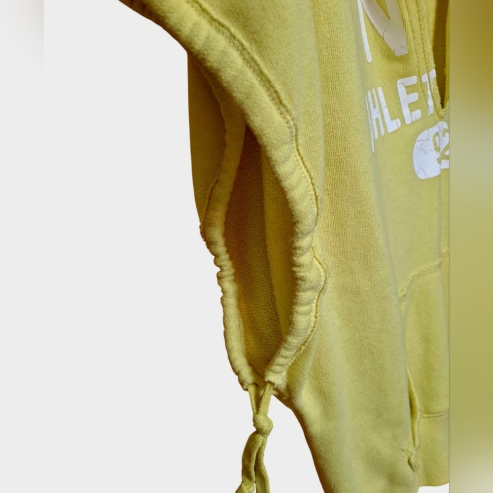 Abercrombie & Fitch Bright Green Short Sleeve Athletic Hoodie - Picture 4 of 5